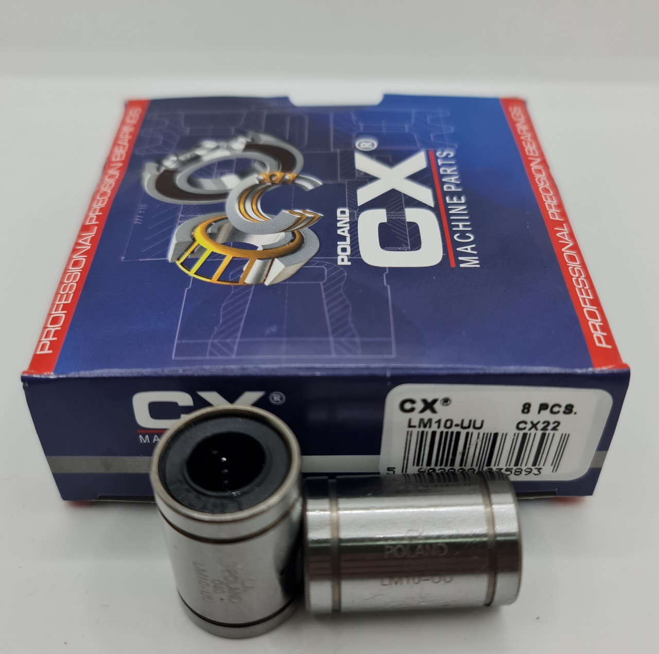 Лінійний підшипник LM10-UU CX POLAND