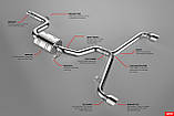 Система випуску APR MK6 GTI CAT-BACK KIT, фото 6