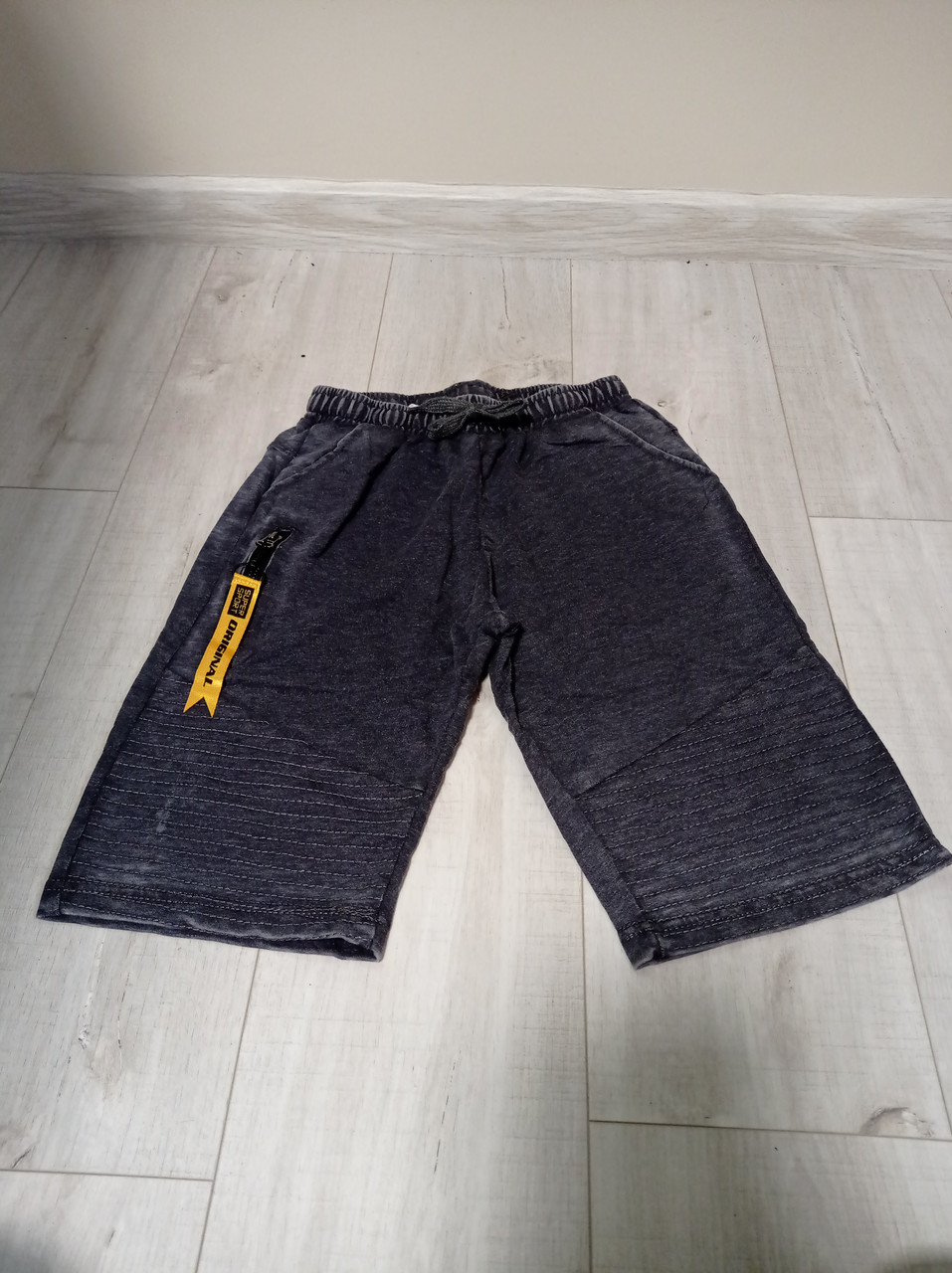 Підліткові джинсові-стрейч шорти для хлопчика Global Угорщина на 7-8 років, фото 1