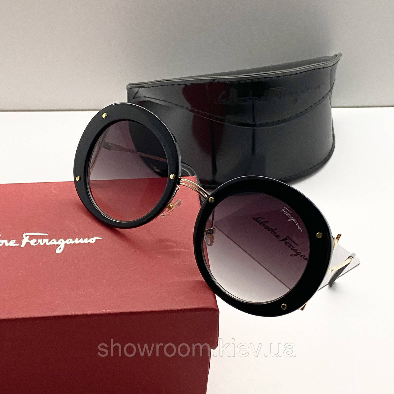 Жіночі круглі сонцезахисні окуляри SF (7067)