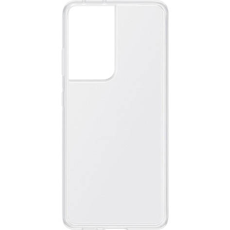 Чохол Silicone Case WS Samsung S21 Ultra ( G998 ) Прозорий, фото 1