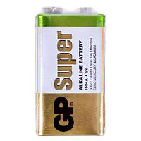 Батарейки GP SUPER ALKALINE,9V 1604AEB-5S1, 6LF22 1 шт.