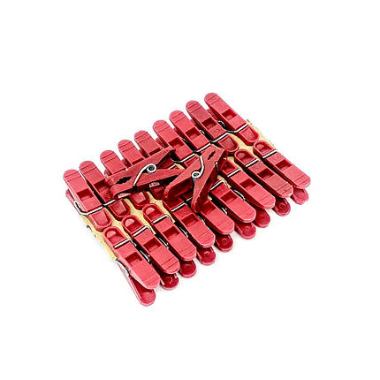 Набір прищіпок коротких Обухів 20 штук, фото 1