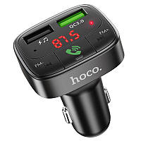 FM-трансмітер Hoco E59 Promise QC3.0 car BT FM transmitter Black