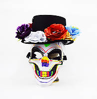 Страшная маска и Шляпа -День Мертвых. Ужасный образ для Мужчин - Маски на Хэллоуин