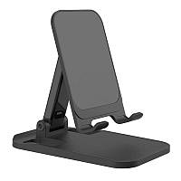 Подставка для телефона XO C67 Aluminum alloy desktop holder for phone Black