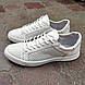 Великі білі кеди з перфорацією 46 47 48 49 розмір. Чоловічі кеди великого розміру!, фото 2