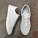 Великі білі кеди з перфорацією 46 47 48 49 розмір. Чоловічі кеди великого розміру!, фото 4
