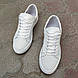 Великі білі кеди з перфорацією 46 47 48 49 розмір. Чоловічі кеди великого розміру!, фото 6