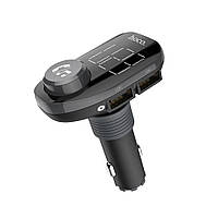 FM-трансмиттер Hoco E45 Happy route car wireless FM transmitter Black