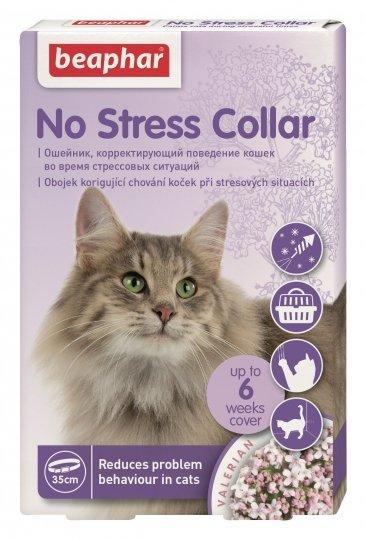 Beaphar No Stress Collar заспокійливий нашийник для зняття стресу у котів 35см