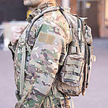 Рюкзак тактичний військовий ACCORD 36 темно-бежевий камуфляж, фото 6