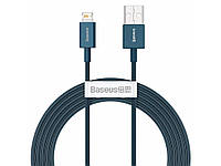 Кабель Baseus Superior Series Fast Charging Data Cable USB to Lightning 2.4A 2m Blue (CALYS-C03)