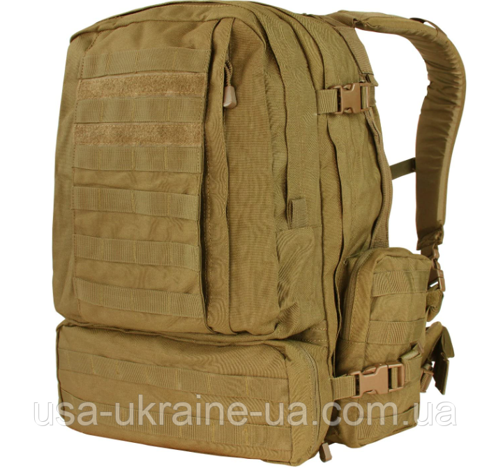 Тактичний рюкзак Condor 3 Day Assault Pack 50 літрів олива, койот, чорний, фото 1