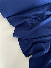 Муслін (бавовняна тканина) жатка синій однотон (0,70*1,35 м)
