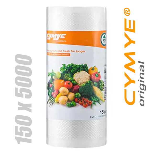 Пакети для вакууматора CYMYE QH-Bag15cm. Ширина 15 см, довжина 5 метрів. Найкраща якість. Оригінал