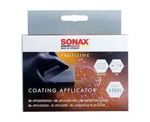 Набір губок-аплікаторів для CC36, CC EVO, CC One 6 шт SONAX PROFILINE Coating Applicator, фото 1