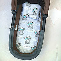 Набор в коляску для новорожденных "Teddy Boy" серый
