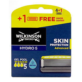 Змінні касети для гоління Wilkinson Sword Hydro 5 Skin Protection Advanced (4+1 шт.) 019891