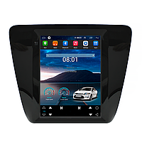 Штатная автомагнитола Wangi Skoda Octavia (2013-2018 гг.) tesla style 9.7" 2+32 Gb 4G+CarPlay GPS Android