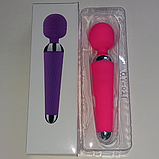Вібратор-масажер мікрофон-стимулятор, інтимні іграшки вібромасажери, фото 7
