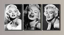 Картина HolstArt Marilyn Monroe 54x111sм 3 модуля арт.HAT-056