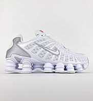 Подростковые кроссовки Nike Shox TL White белые