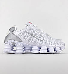 Підліткові кросівки Nike Shox TL White білі