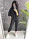 Костюм жіночий вільні штани та кофта з капюшоном, фото 10