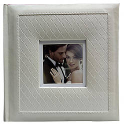 Весільний фотоальбом "Тіснений" 200 фото (книжкова обкладинка, місце для записів)