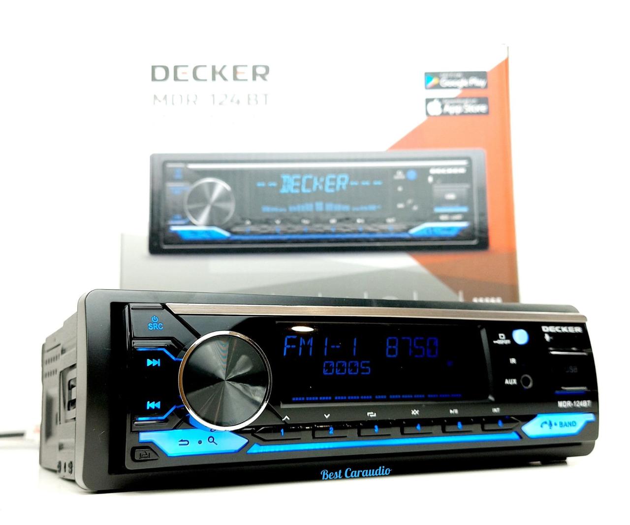 1Din магнітола Decker MDR-124 BT