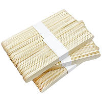 Дерев'яні шпателі для депіляції 50 шт.,15*1.8 см