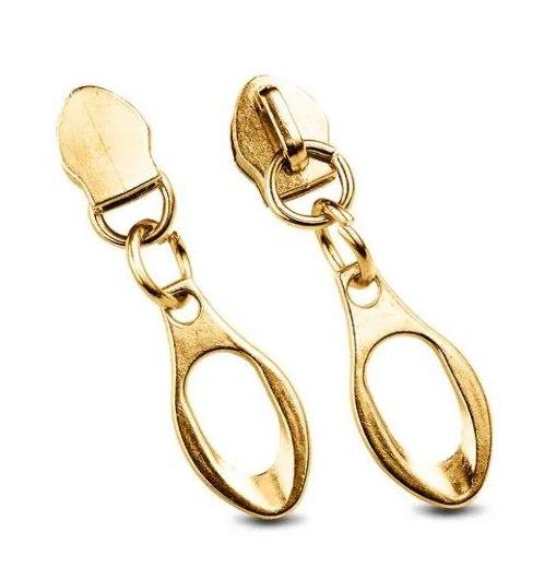 Бігунок для блискавки Спіраль Тип 7 золото