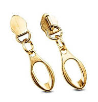 Бігунок для блискавки Спіраль Тип 7 золото