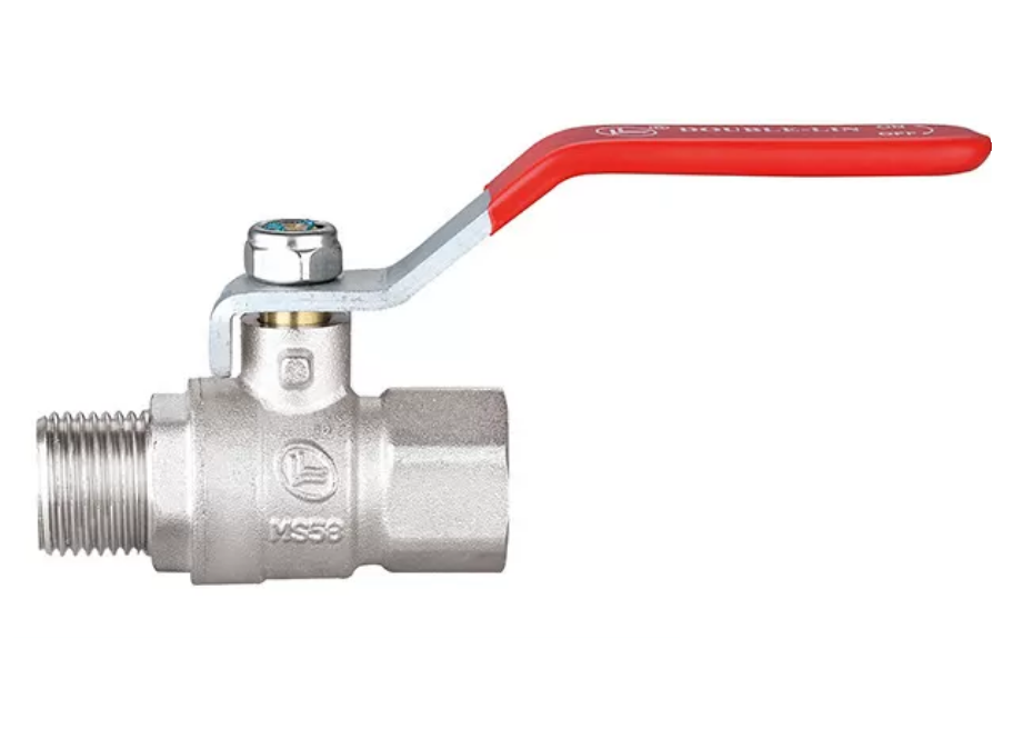 Кран кульовий латунний Double-lin з ручкою 1/2" ВН (78-049)