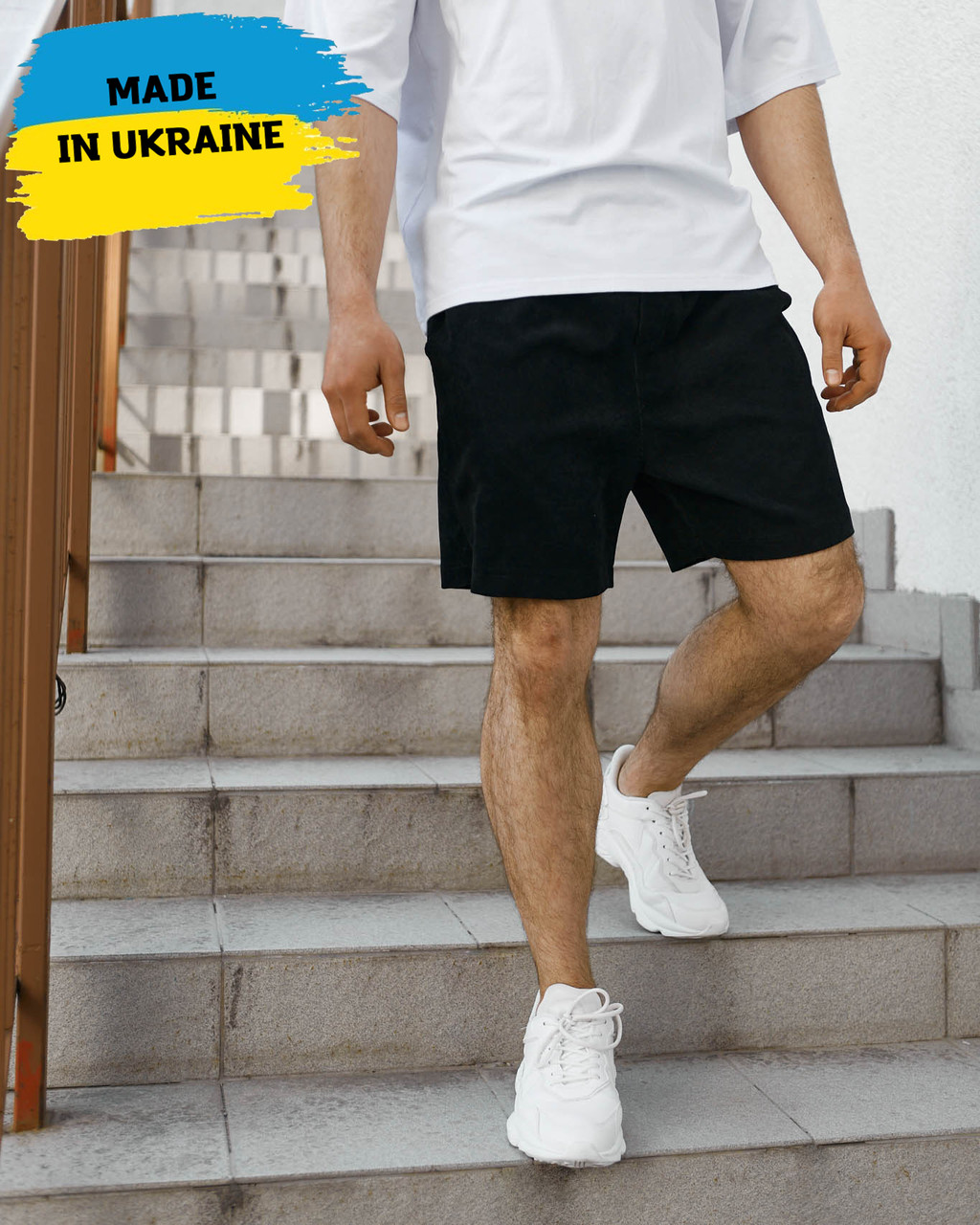 Шорти чорні ТУР вельветові чоловічі Стіврозмір S, M, L, XL, фото 1