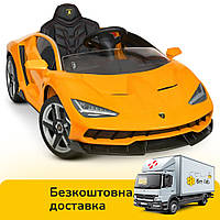 Детский электромобиль Lamborghini (2 мотора по 45W, USB) Bambi M 4319EBLR-7 Оранжевый