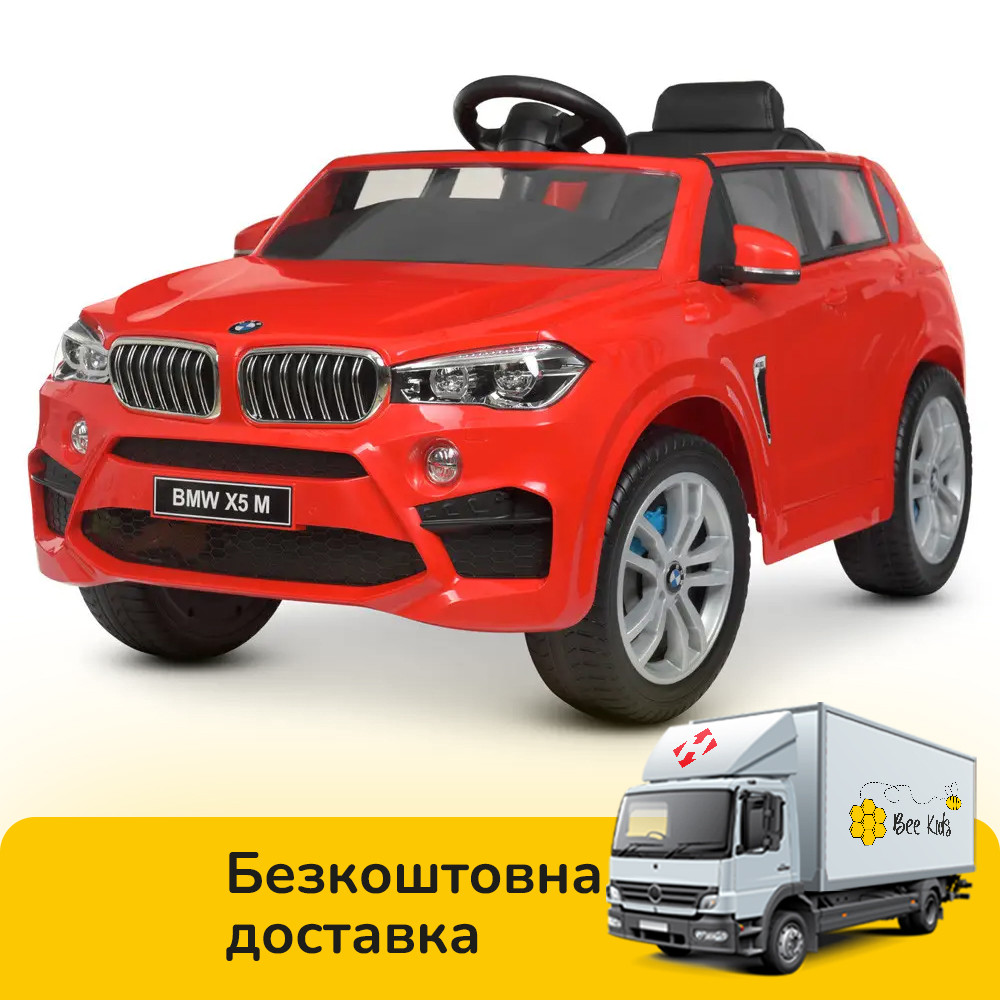 Дитячий електромобіль BMW (2 мотори по 45W, USB) Bambi M 4522EBLR-3 Червоний, фото 1