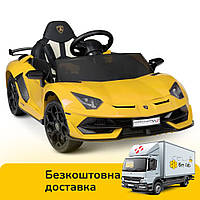 Детский электромобиль Lamborghini (2мотора35W, MP3, USB, EVA) Bambi M 4787EBLR-6 Желтый