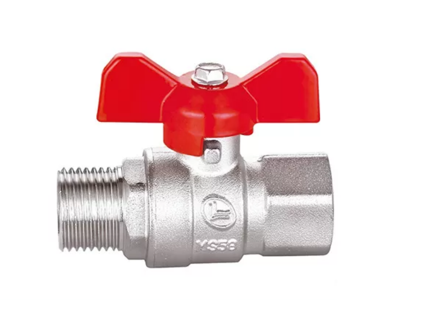 Кран шарової латунний Duble-lin з метеликом 3/4" ВН (78-060)