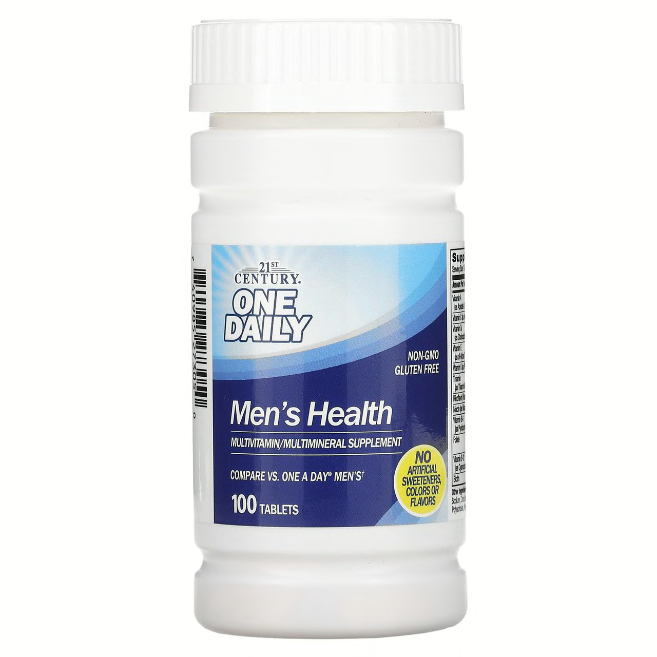Вітаміни для чоловічого здоров'я, men's Health (1 таблетка на день), 21st Century, 100 таблеток