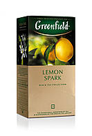 Чай Грінфілд чорний з лимоном Lemon Spark 25 пакетиків
