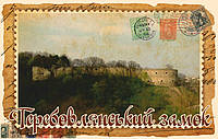 Магнит-марка "Теребовлянський замок" 55х90 мм