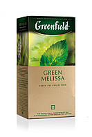 Чай Гринфилд зеленый мелисса Green Melissa 25 пакетиков