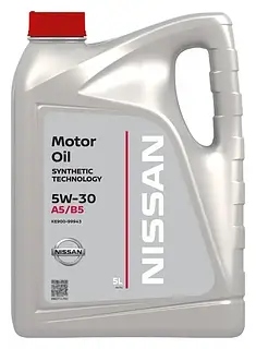 Масло моторне NISSAN A5/B5 5W-30 5л KE90099943