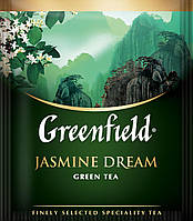 Чай Гринфилд зеленый с жасмином Jasmine Dream 100 пакетиков ХоРеКа
