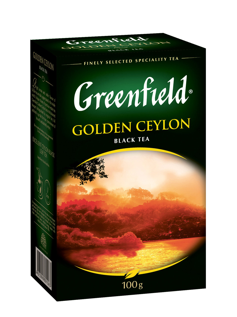 Чай Грінфілд чорний цейлонський Golden Ceylon 100г листовий