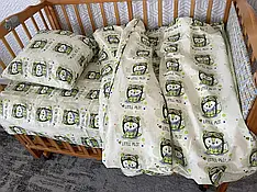 Дитячий комплект постільної білизни в ліжечко "Пілот"