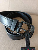 Ремень Levis Leather Belt - Black