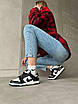 Кросівки чоловічі Nike Dunk Low Retro White Black Size 45, фото 5